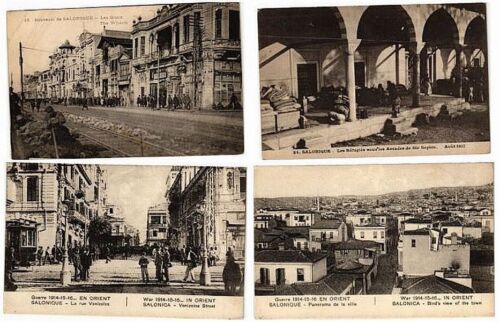 GRECIA, SALONICA, SALONIQUE 37 postales antiguas en su mayoría anteriores a 1940 (L5549) - Imagen 4 de 10