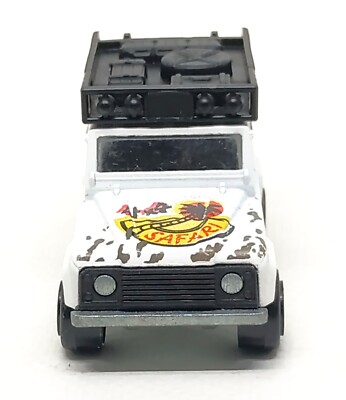 Majorette Land Rover 90 Raid Safari White 1/60 (3