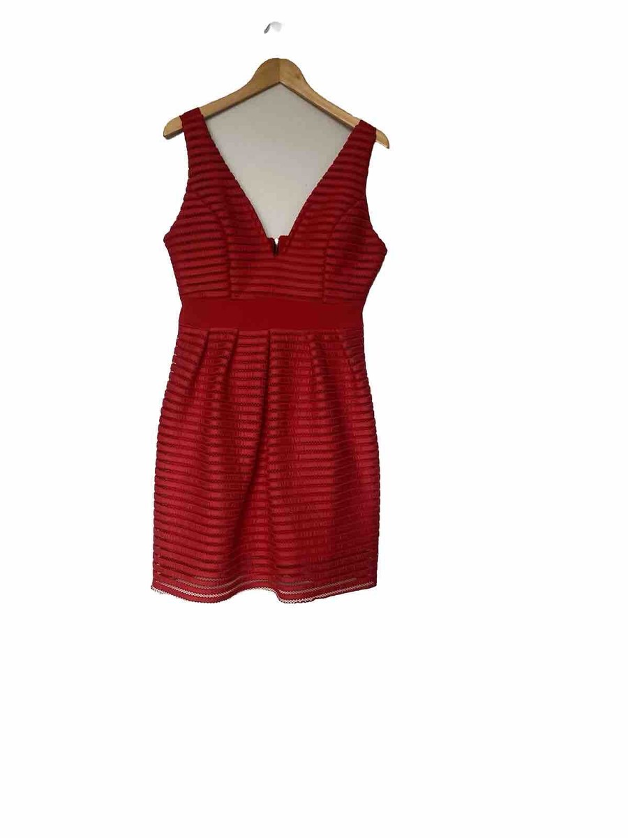 Red Skater Style Dress UK Size 14/16 XL UK