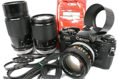 Canon AE-1 FD 50mm F1.4 SSC and other telephoto lenses, operation