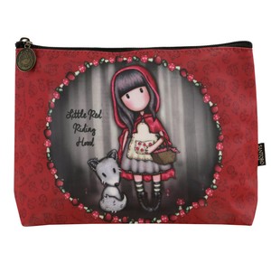 Santoro Gorjuss Little Red Riding Hood Coated Cosmetic Bag Wash
