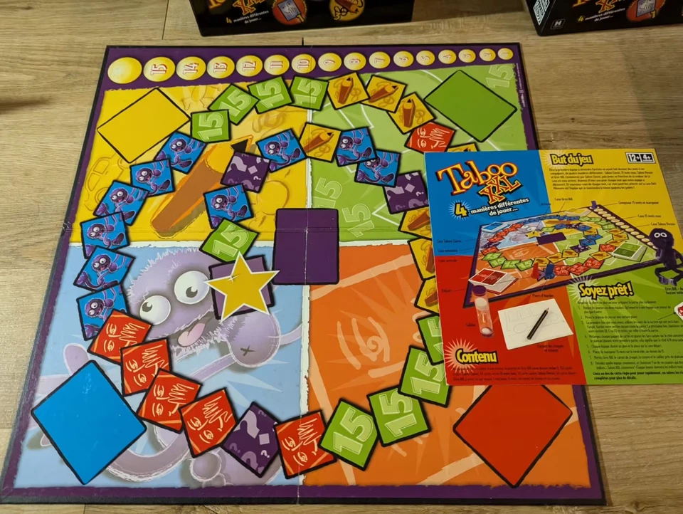 TABOO XXL "AVEC GROS BILL" de 4 joueurs et + - PARKER 2006 - Occasion BE - Photo 3/4