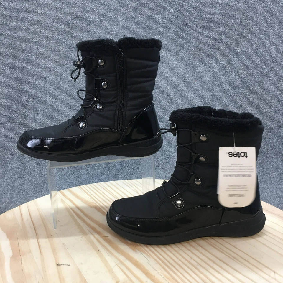 Botas impermeables Totes para mujer 7M Cody negras imitación cuero piel SIN PLANTILLAS NUEVAS Foto 2 de 4