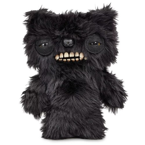 Peluche Fuggler Fart Face Munch Munch Nero Divertente Brutto Mostro Giocattolo Morbido