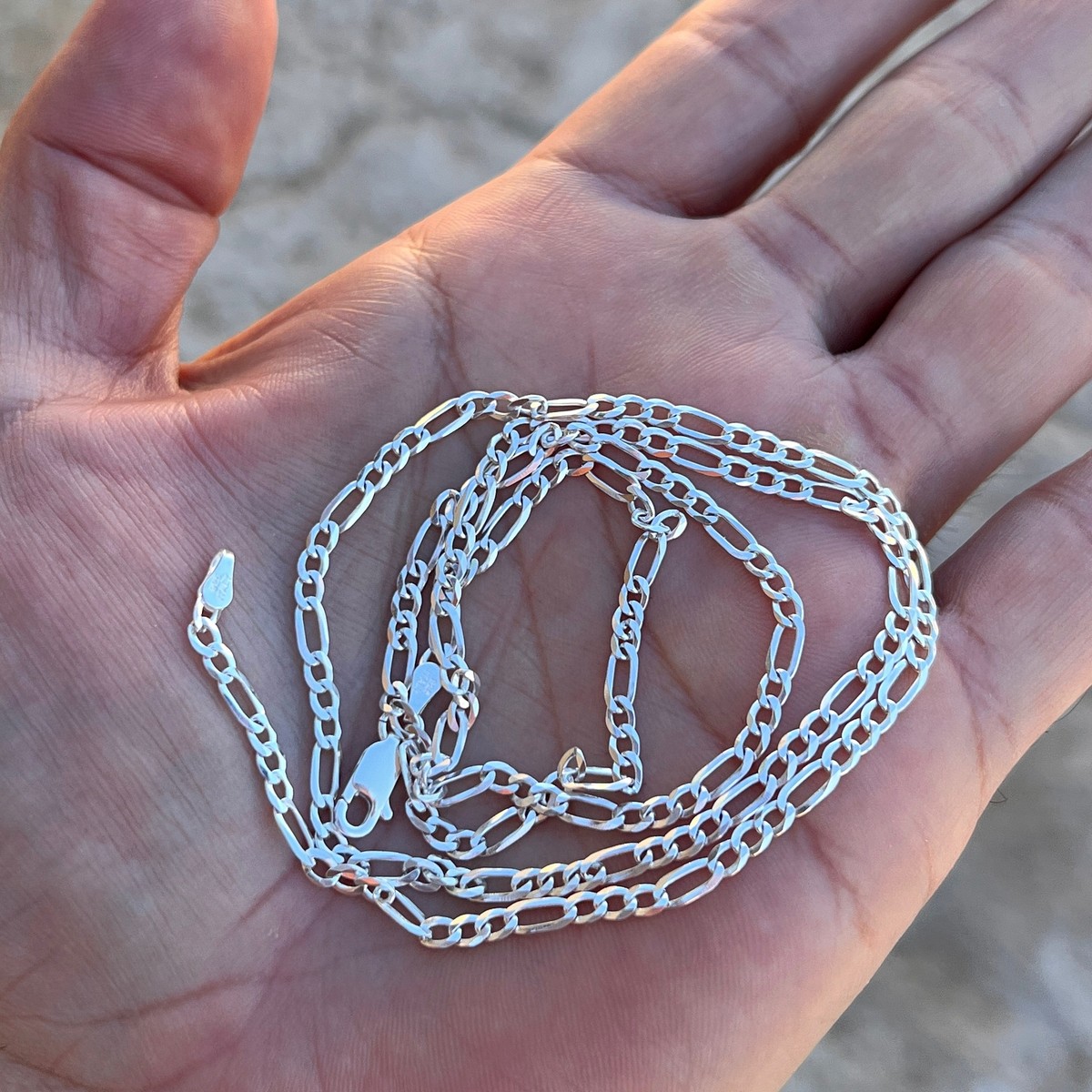 Catene In Rame Placcato Lotto 10 Collane Catena Fashion &ndash; Argento Sterling 925 Placcato, Spessore 1 Mm, Lunghezza 20" Collane Moda Sottili 1mm HUILEMEI