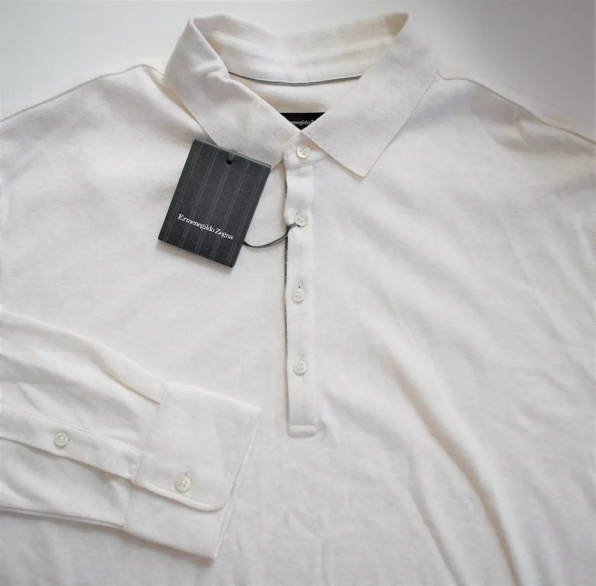 Zegna long sleeve polo hotsell