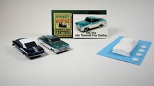 New Smc-812 1961 Plymouth Fury Hard Top 2 Door Ho-187th Scale White Resin Kit