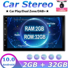 7" Doppio Din Autoradio Android 10 GPS NAVI Stereo DAB+OBD WI-FI 2.5D-IPS 1080P