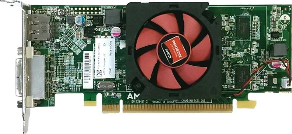 Controller Video Card DVI Displayport PCIe Radeon AMD 109-C26457-01 Dell 00WH7F - Image 2 of 3