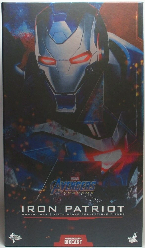 Movie Masterpiece DIECAST Avengers: End Game, 1/6 Scale Figure, Iron Patriot