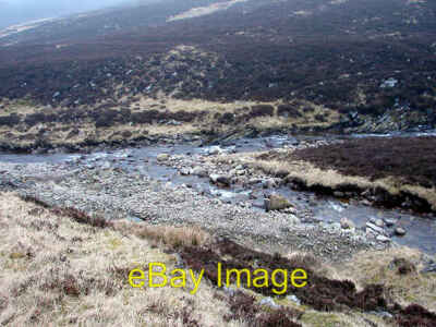 Foto 6x4 Glen Banvie Bailan Loan Dies ist der Zusammenfluss von Banvie Burn an c2007