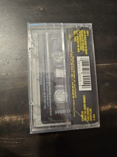 Megadeth Killing is my business…1985 COMBAT MXT 8015 Cassette Tape New Sealed - Imagen 2 de 6