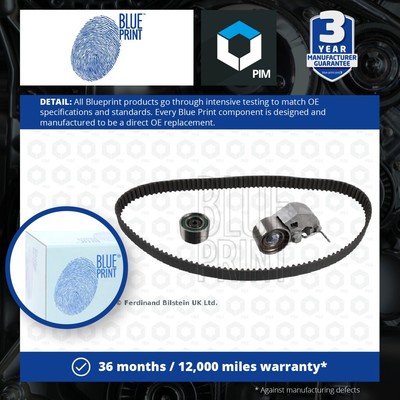 Timing Belt Kit fits HYUNDAI MATRIX FC 1.5D 01 to 10 Set Blue Print 2431227000