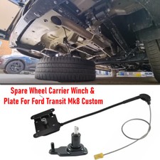 SPARE WHEEL CARRIER WINCH +PLATE FOR FORD TRANSIT MK8 & CUSTOM 2.2 FWD RWD 12+on