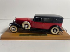 Solido 156 Duesenberg Type J 1931 Red/Black 1/43 Scale Diecast France EUC