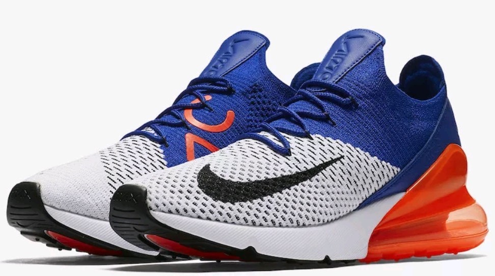 air max 270 azul naranja