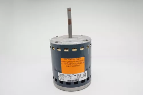 For Parts or Repair Genteq Motor 5SME39NX L178 1050RPM 208-230V 3/4HP 60/50HZ
