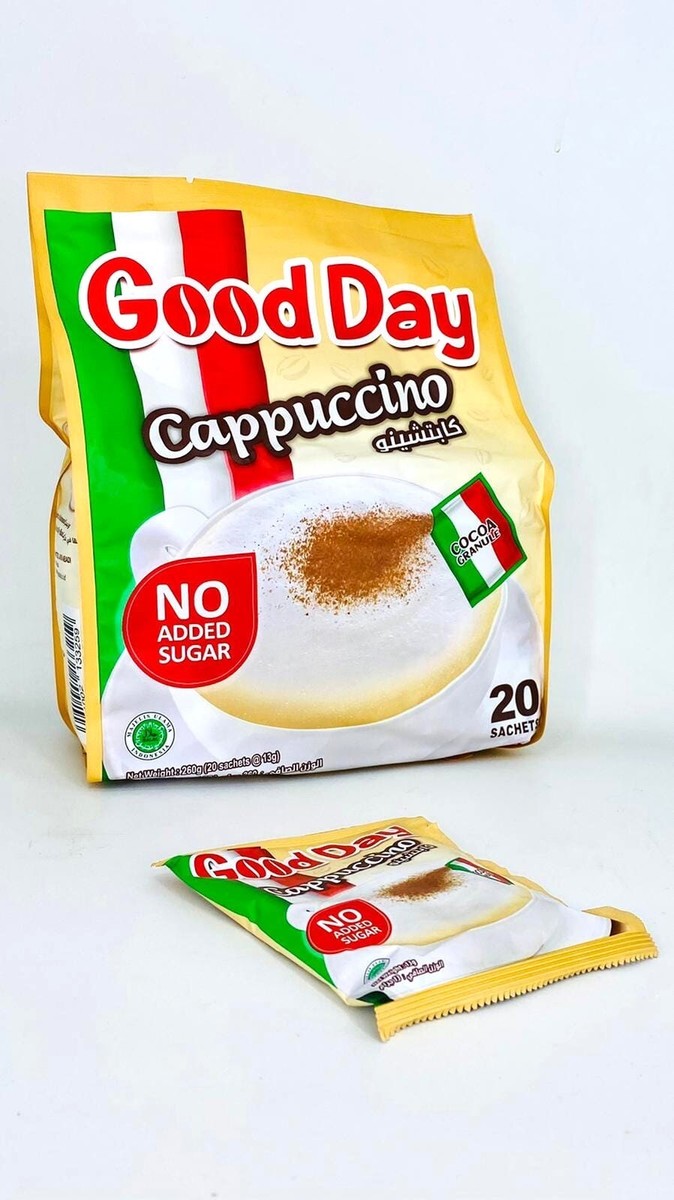 Good Day Cappuccino No Sugar 20 Sachets X (13g) | eBay
