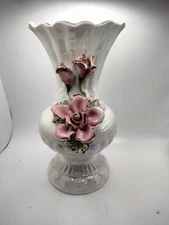 Vintage Capodimonte Vases Collectible Pre-Owned