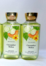 2 Cucumber Melon Shower Gel Bath  Body Works 10 fl oz