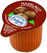 International Delight, Hazelnut Liquid Creamer, Single-Serve Packages, 288 Count