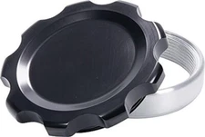 Allstar Performance 36175 | Filler Cap Black with Weld-In Steel Bung Large