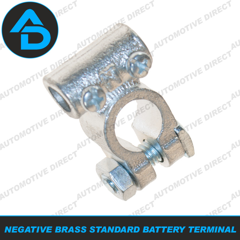 NEGATIVE BATTERY TERMINAL CONNECTOR BRASS 1pc