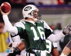 VINNY TESTAVERDE SIGNED NEW YORK JETS 8X10 PHOTO MIAMI HURRICANES BAS HOLO J94