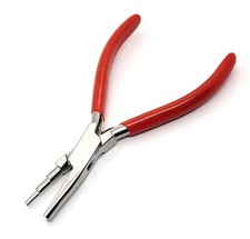 3-Step Concave Jaw Wire Working Pliers Wrapping Looping Coiling Forming Bending