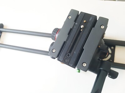 Slider Imorden SLIDER-100 + Tête Manfrotto MVH502AH Pour Travelling Vidéo