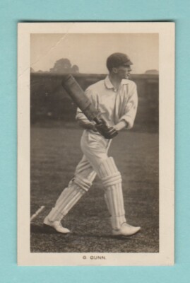 CRICKET - BOY'S REALM - BERÜHMTE CRICKETSPIELER - NR. 5 - GUNN OF NOTTS.  -  1922