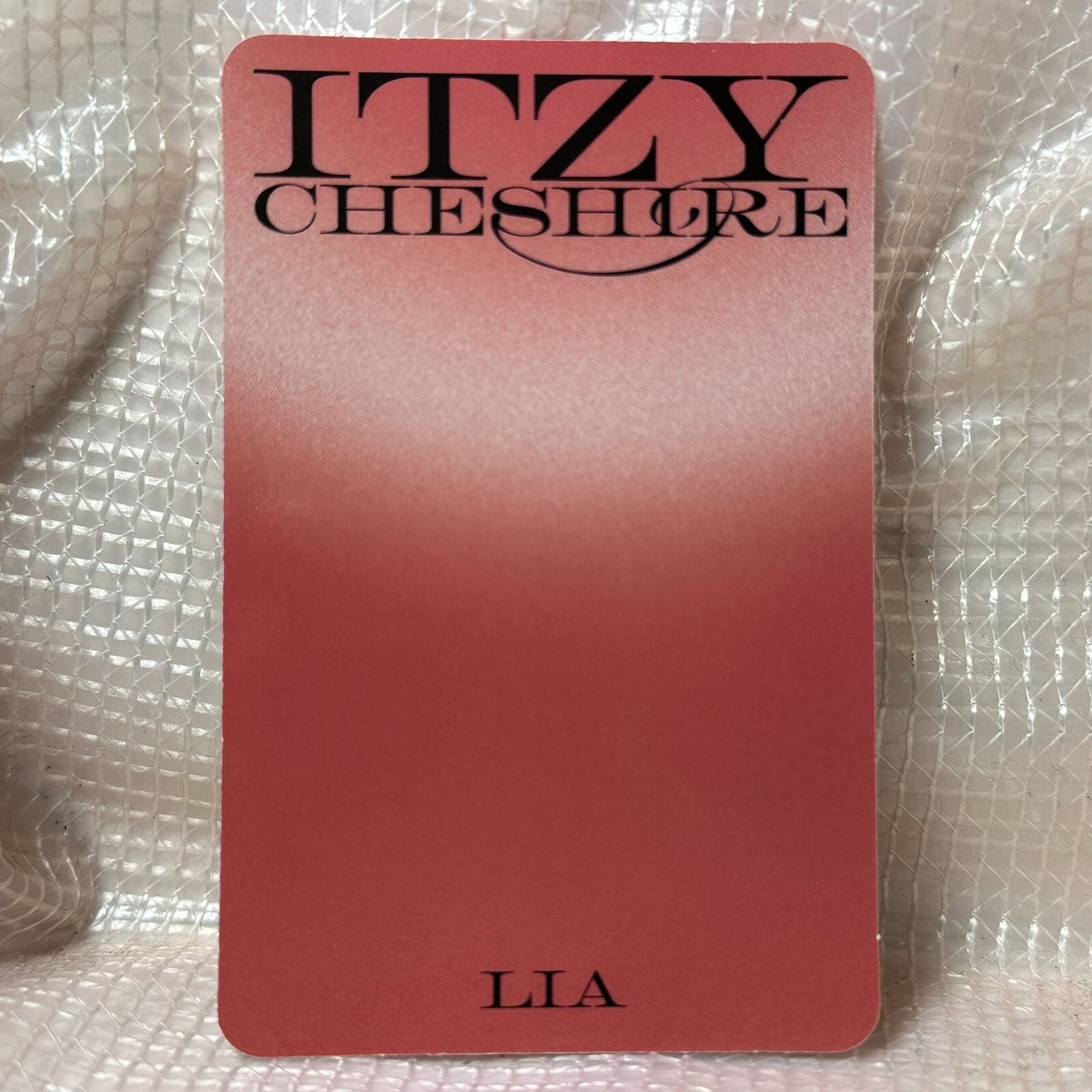 Lia Official Photocard Itzy Cheshire Limited Edition Jyp Ent Kpop