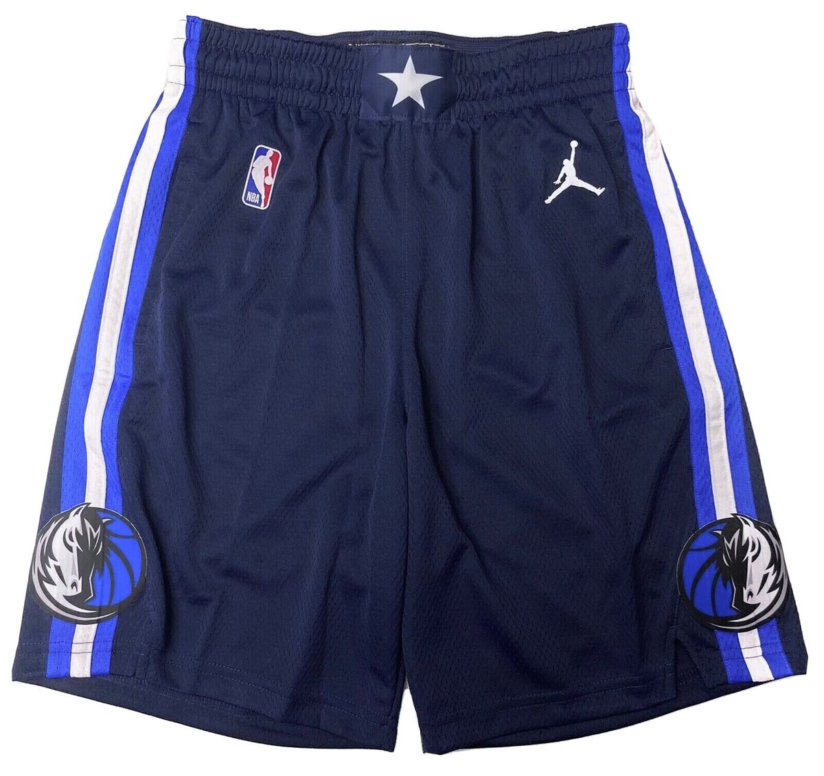 ウェア JORDAN BRAND  NBA MAVS SHORTS L Jordan NBA Dallas Mavericks Statement Swingman Shorts - Navy