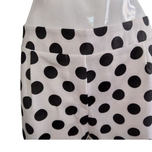 Polka dot Ladies Summer Pants Casual Holiday Womens trousers Plus Size 8 10-18 - Picture 7 of 12
