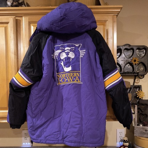 UNI Northern Iowa Panthers Starter Pullover Giacca/Cappotto Unisex Taglia M con Guanti - Foto 12 di 24