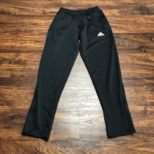 ADIDAS Climalite Straight Leg Stretch Waist Black Sweatpants Girl's Size Small - Picture 4 of 11