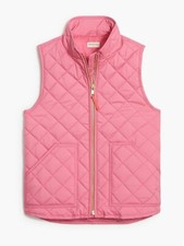J.Crew Girls  Quilt Zip Front Vest NWT
