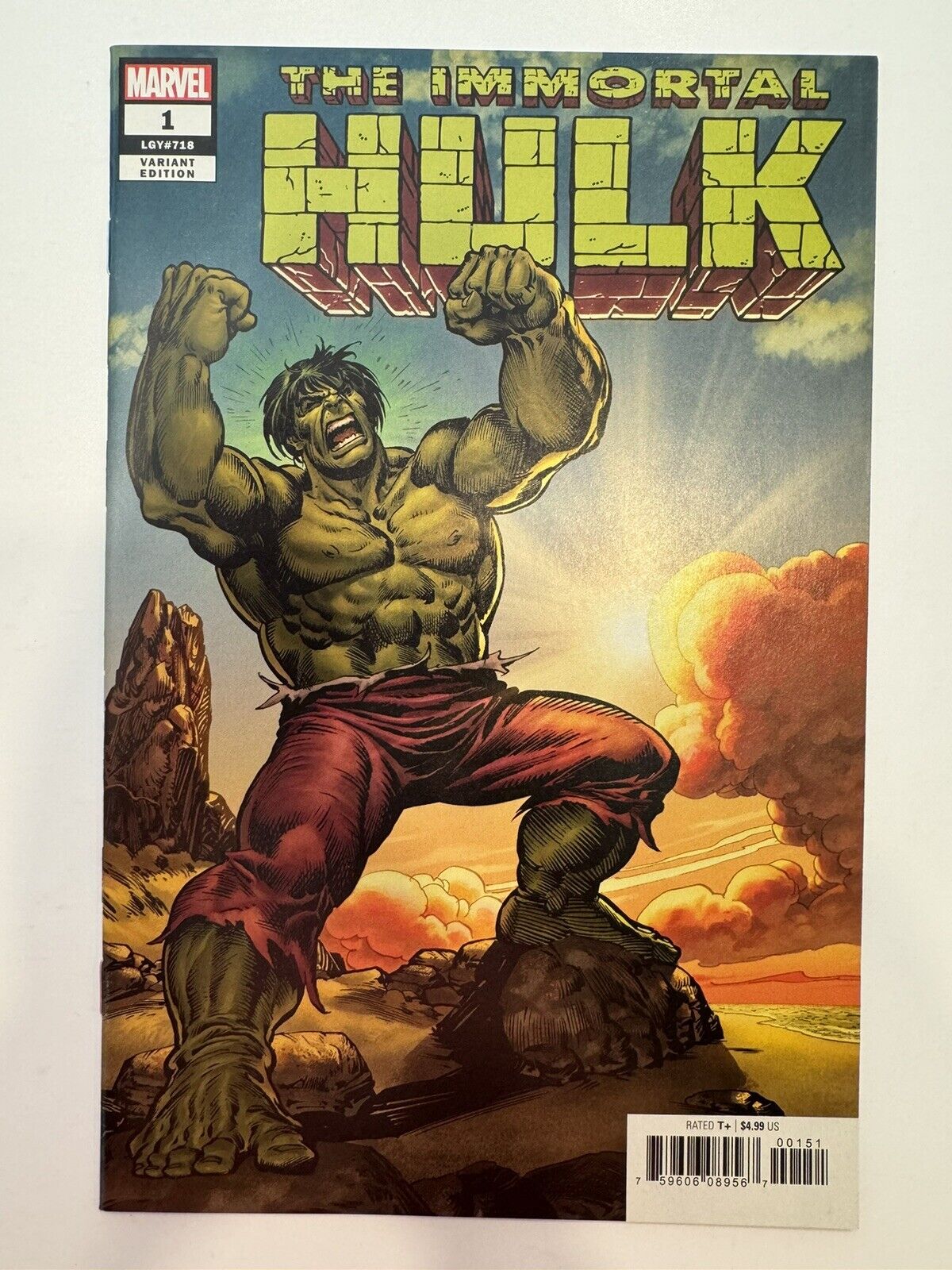 Immortal Hulk (Marvel 2018) #1 Sal Buscema Remastered Color 1:500 Variant 