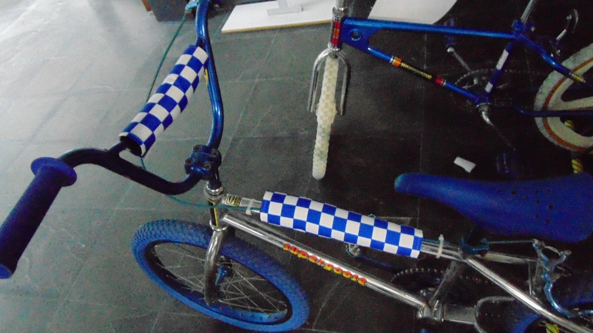 70s WEBCO ＊ Vintage BMX bar pad セット 青 70s WEBCO ＊ Vintage BMX bar pad セット 青 70s WEBCO