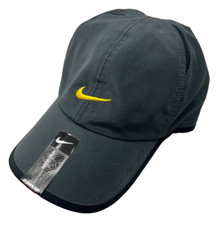 NEW NIKE 2012 Adult DRI-FIT FEATHERLIGHT Tennis/Run Hat-Anthracite/Volt 20159378