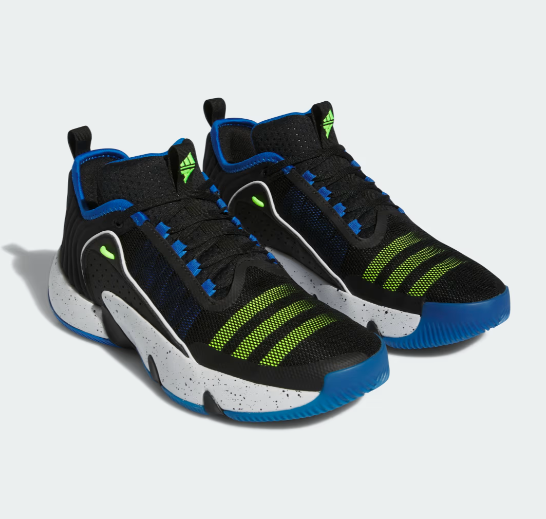 Size 11.5 - Adidas Trae Unlimited Black Lucid Lemon Blue  display picture 2