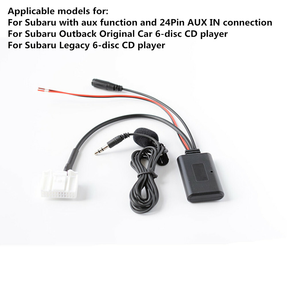 Car Bluetooth AUX Adapter Hand Free For Subaru Outback Legacy 6-disc CD Player