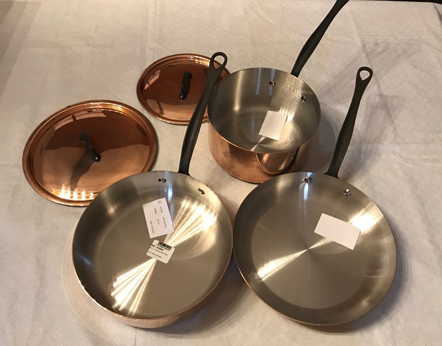 Mauviel M'Heritage M250C Copper Cookware Set 5 Pieces for sale online