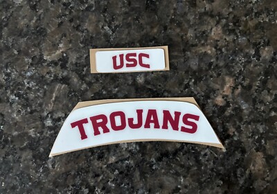 USC Trojans Schutt Bumper Decals for Full Size Schutt Football Helmet Decal