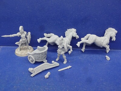 3D Druck - Artisan Guild - Römerin + Gladiator Streitwagen - beschädigt