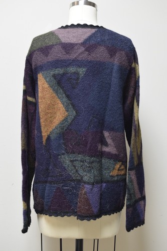 VINTAGE PERUVIAN CONNECTIONS Handknit Pullover Sweater Tunic Alpaca Size ~S~ - Picture 6 of 6