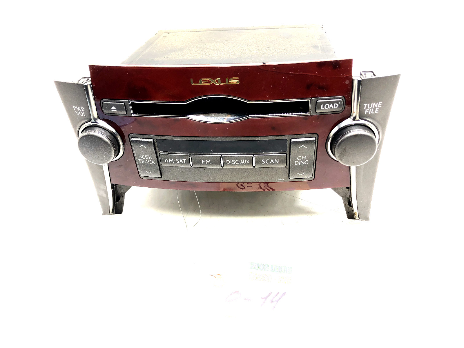 2007-2009 LEXUS LS460 RADIO RECEIVER HEADUNIT OEM #READ NOTES