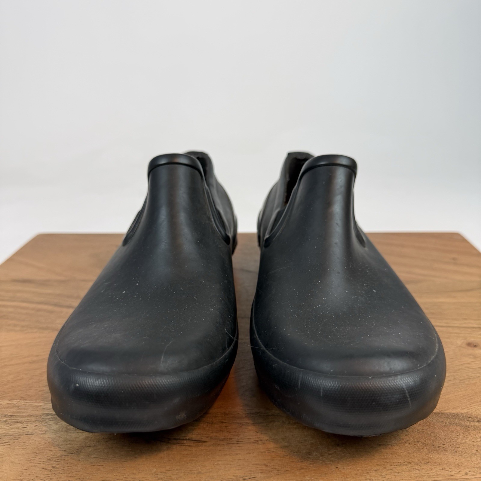 Womens Bogs Patch Slip On Solid Black Waterproof … - image 3