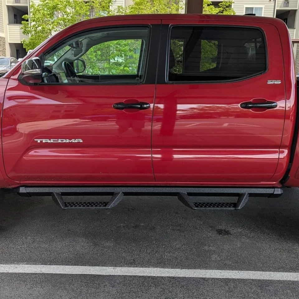 Fit 2005-2023 Toyota Tacoma Double Cab 3" Running Board Drop Nerf Bar BCKA - Изображение 2 из 4