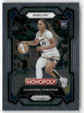 Charisma Osborne RC 2024-25 Panini Prizm Monopoly WNBA Phoenix Mercury #20